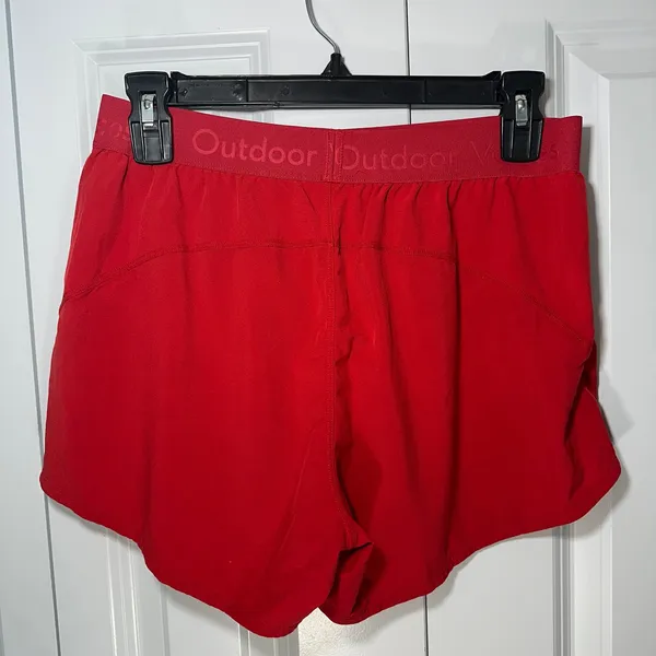 Outdoor Voices Running Shorts Womens Small Red Relay 3" Athletic Gym Workout - Image 2