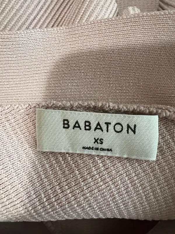 Babaton‎ Aritzia Sculpt Knit Criss Cross Mauve Pink Ribbed Cropped Tank Top - Image 6