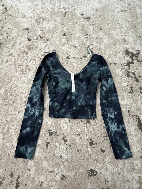 Lululemon Align Long Sleeve Shirt Size 2 in Diamond Dye - Image 3