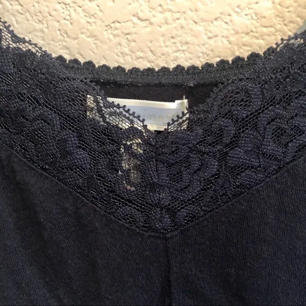 Susina Lacey black tank top M - Image 6