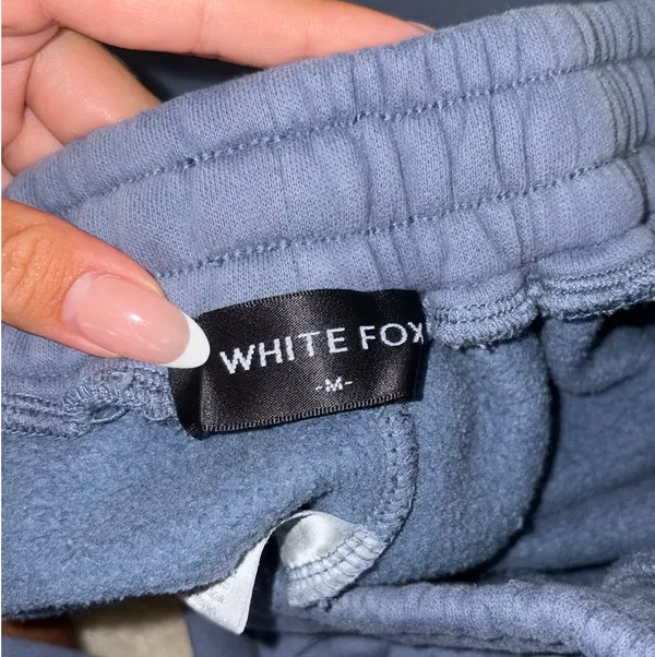 Blue White Fox Sweatpants  - Image 4