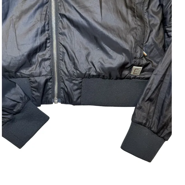 Helly Hansen Embla Womens Black Hooded‎ Windbreaker Jacket Red Lining Size M - Image 4