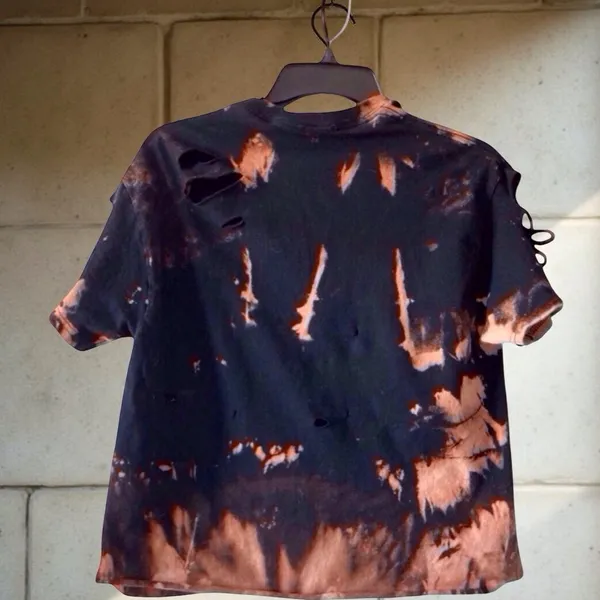 Sublime Bleach-Dye Band Tee | Distressed Grunge Fit - Image 4