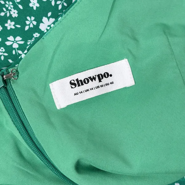 Showpo. Donissa Green Floral Midi Dress - Image 5