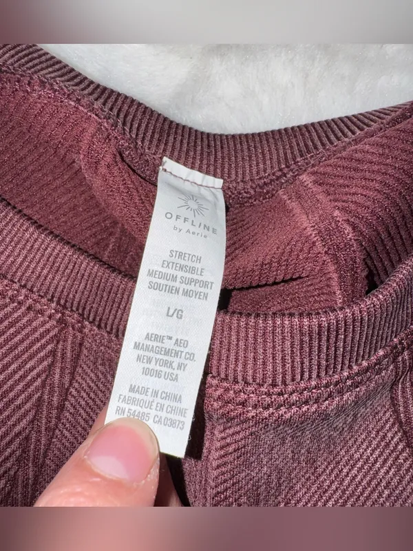 offline by aerie crop top Brown Size L - Image 3