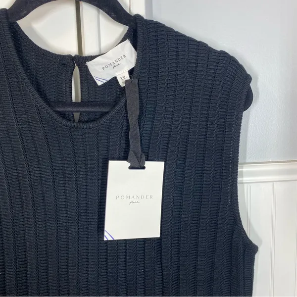 TUCKERNUCK Pomander Place Black Sleeveless Adi Knit Dress NWT Size XXL LBD prep‎ - Image 4