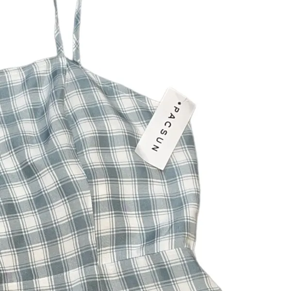 LA Hearts Gingham Shift Dress Size M - Image 4
