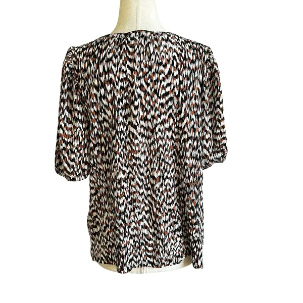 Loft Multicolor Blouse Women's Size Medium | 42-58 - Image 2