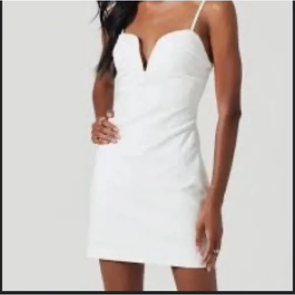 Astr White Mini Dress - Image 2