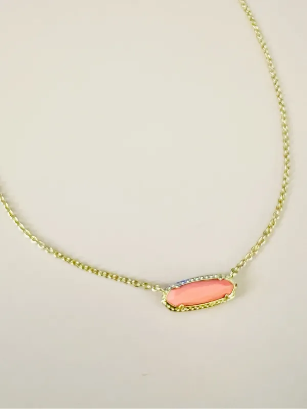 🪸KENDRA SCOTT 14K Gold Plated Eva Coral Magnesite Pendant Necklace - Image 6