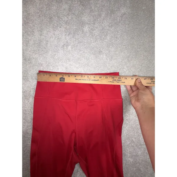 Girlfriend Collective High Rise Compressive Leggings M Active Red - Image 5
