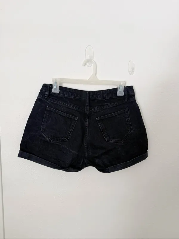 Sézane Niels Cuffed Denim Shorts Sz 36 / US 4 - Image 3