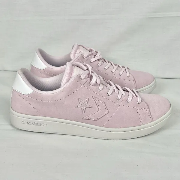 Converse Women's All Court Ox Sneakers Shoes Pink Suede Sz 10 New Lace Up - Image 4