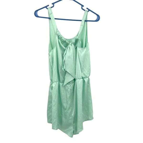Victoria's Secret Size Medium‎ Sleepwear Mint Green Romper Nightie Loungewear - Image 2