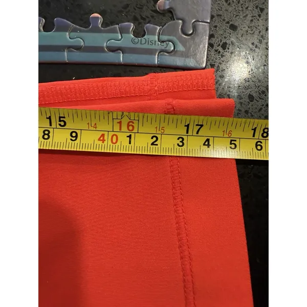 Nike Pro‎ Women's Dri-Fit Orange Compression Training Capri Leggings Size XS - Image 7