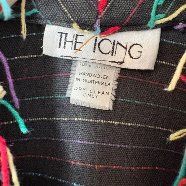 VINTAGE ICING Confetti Fringe Yarn Blazer Jacket - Image 4