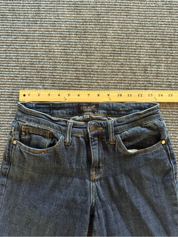 Judy‎ Blue Boot cut jeans Women's size 7 28 - Image 5
