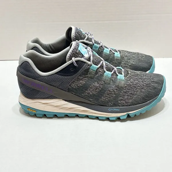 Merrell Antora J066126 Women’s Sz 9 Gray Trail Running Shoes Sneakers - Image 2