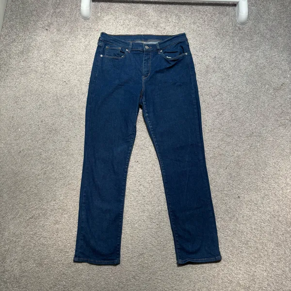 Levi’s Blue Wash Straight Leg Denim Jeans - Image 2