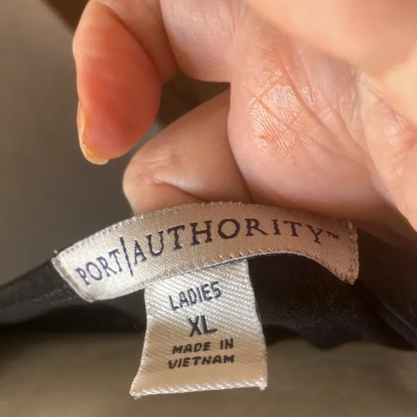 FINAL MARKDOWN Port Authority Black Ladies XL Shirt - Image 3