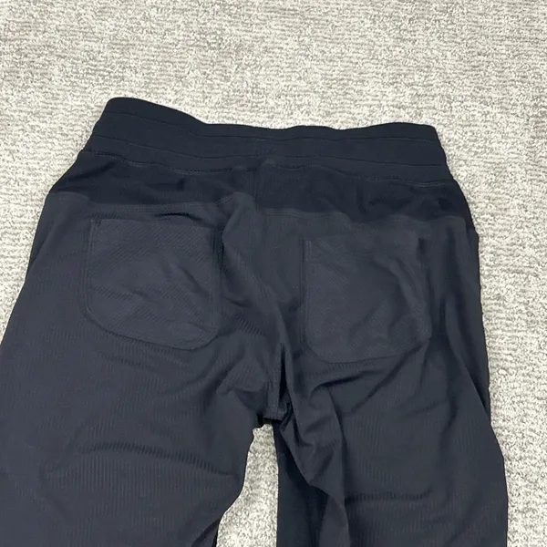 Lululemon Black Street To Studio Pants Womens 6 Pockets Cropped Comfort - Image 5