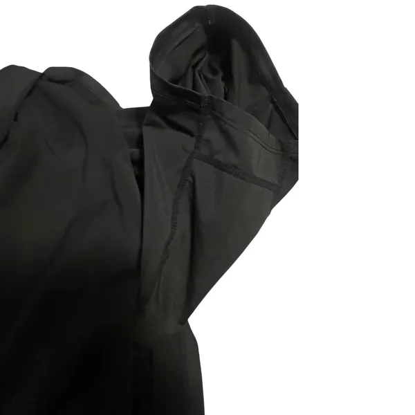 Black Athletic Exercise Dress with Built-in Romper Liner and Pockets Sleeveless‎ - Image 6