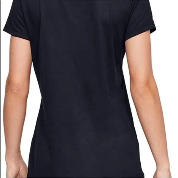 Under Armour Black Tech V-Neck Short Sleeve T-Shirt Sz XL - Image 10