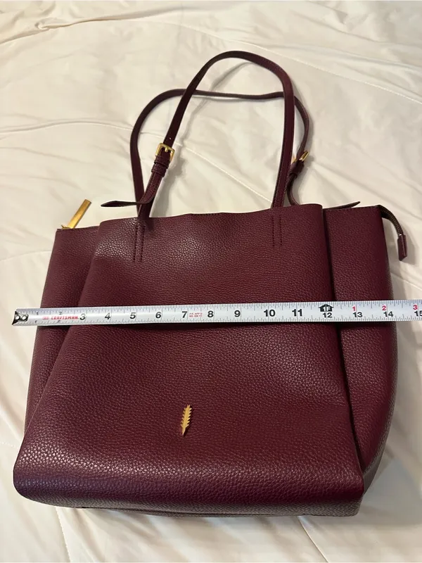 Thacker Anya Burgundy Tote Bag - Women's Shoulder Bag - Image 16
