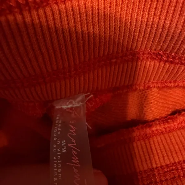 FP Movement Free People Time after Time Set Sweatshirt Shorts Orange Sz Med - Image 10