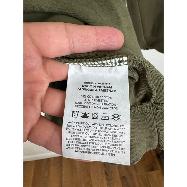 Nike Tech Pack Long Sleeve Mock‎ Neck Top Olive Green DD5626-222 Womens S - Image 5