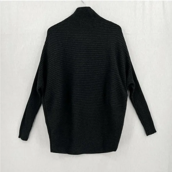 Designers Remix Charlotte Eskildsen Ribbed Sweater Tunic Dress – Black, XS, NWOT - Image 3