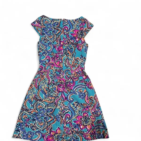 Lilly Pulitzer Floral Paisley Shift Dress - Image 5