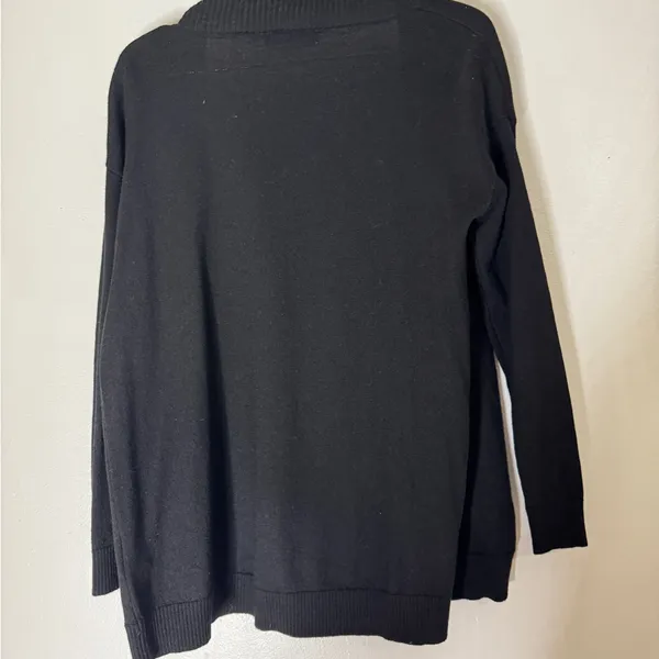 Marimekko XS Black Wool Open Cardigan‎ Sweater - Image 6