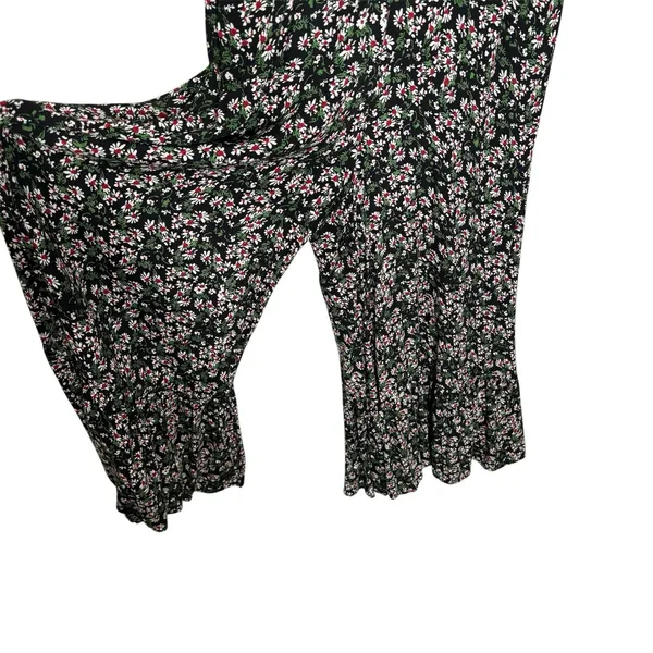 Anthropologie Maeve Ansonia Jumpsuit Multi Floral Wide Leg Ruffle Womens US 4 - Image 7