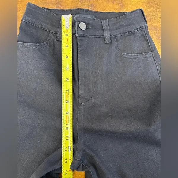 NWT Universal Standard Midnight Black Wide-Leg Jeans High Rise Women's 0 (XS) - Image 7
