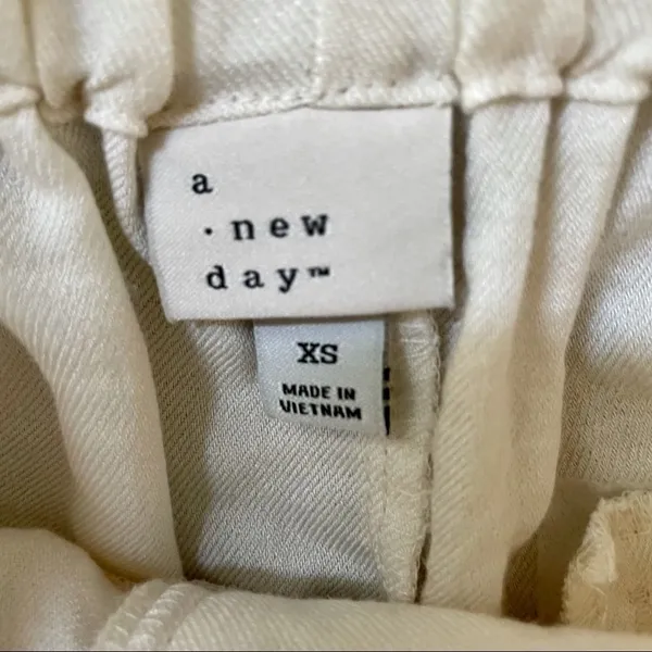 A new day cream paper bag high rise ankle pants - Image 5