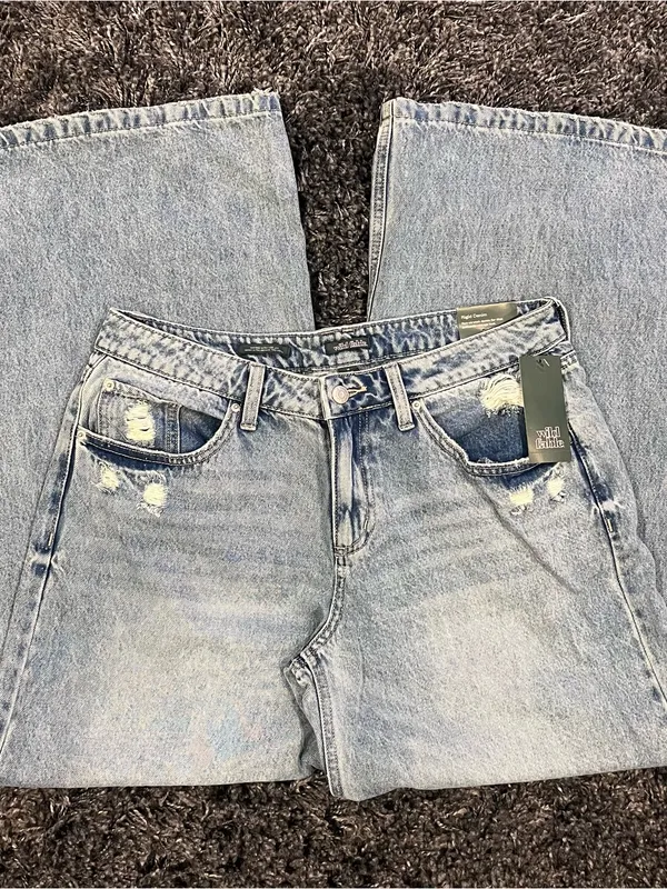 🌺Wild Fable Mid Rise Ultra Wide Leg Jeans Size 10 New🌺 - Image 2