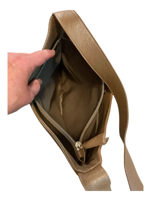 The Sak Pure Leather Hobo Bag - Brown Pebbled Leather Shoulder Bag (NWOT) - Image 4