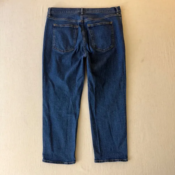 Abercrombie & Fitch Ultra High Rise Ankle Straight Jeans Womens 33/16S Blue - Image 2