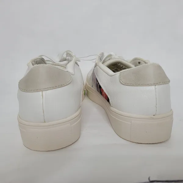 American Eagle Outfitters Sneakers Womens 8 Red White Blue‎ Plaid Shoes Fashion - Image 8