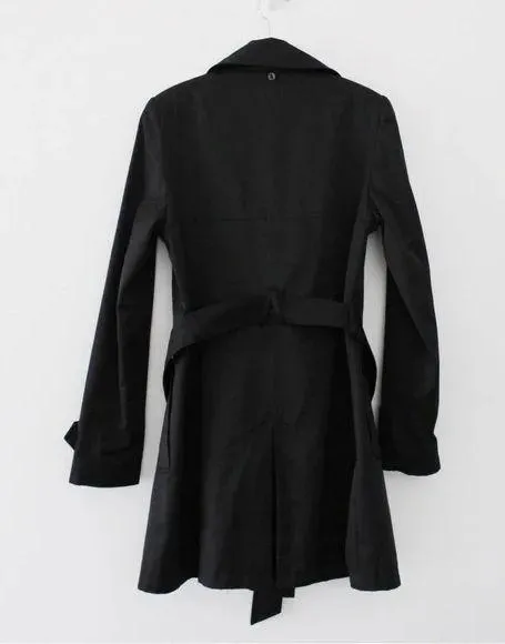 DKNY Abby Double Breasted Trench Coat - Image 4