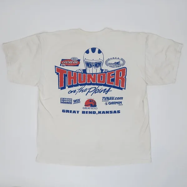 Gildan Thunder on the Plains NHRA Drag Racing Graphic T-Shirt - Image 5