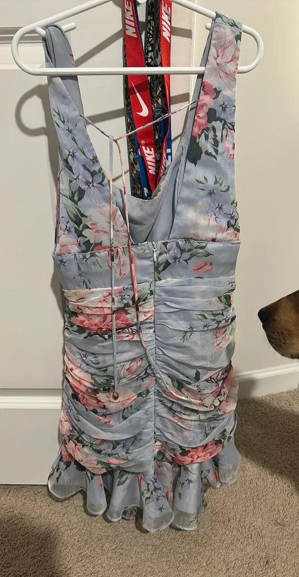 Angel Biba Mini Dress Floral - Image 2