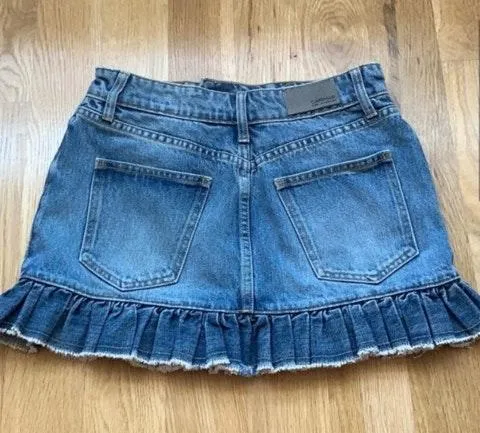 Carmar Denim Denim Ruffle Skirt - Image 2