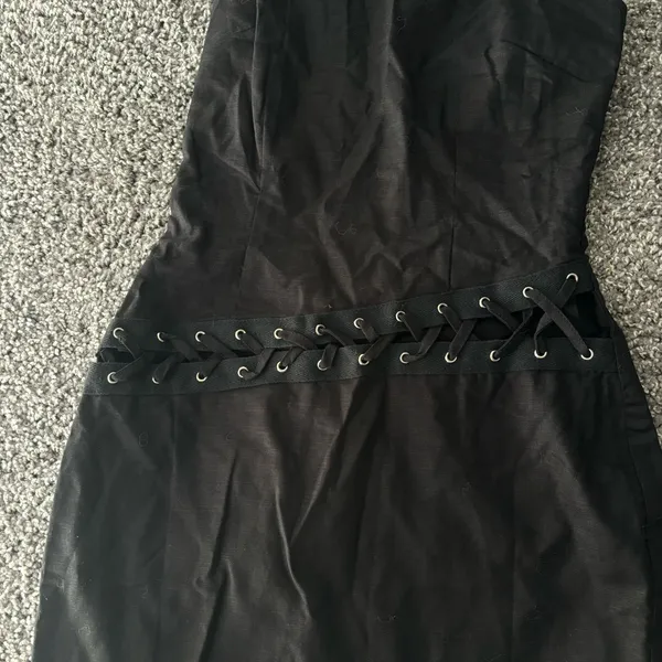 Peppermayo Black Studded Mini Dress - Image 5