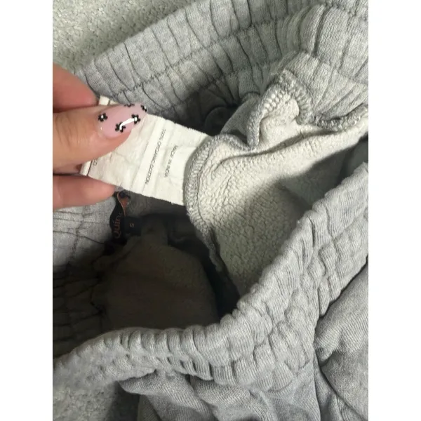 Quince Sweatpants Womens Medium Gray Heavyweight Boyfriend Fleece Joggers S - Image 8