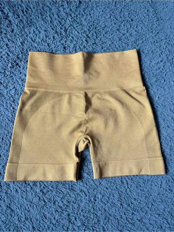 Set Active Brown Biker Shorts Size Small - Image 2