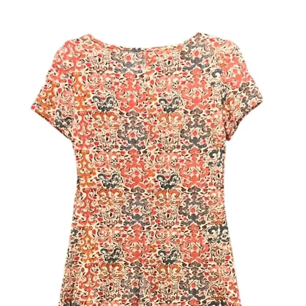 Peruvian Connection Midi Orange‎ Dress - Image 4