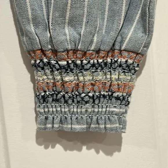 Miss me small denim wrap top‎ embroidered - Image 3