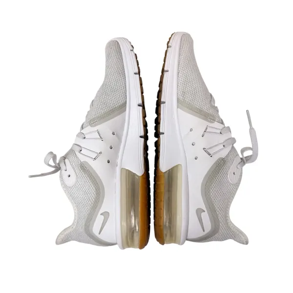 Nike Air Max Sequent 3‎ Running Sneakers White Platinum Gray Womens Size 8 - Image 8